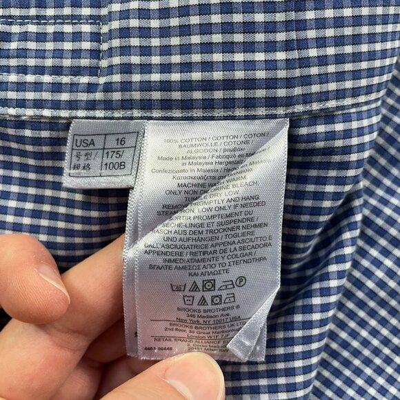 Brooks Brothers 100% Supima Cotton Regent Button-Up Shirt - Picture 5 of 7